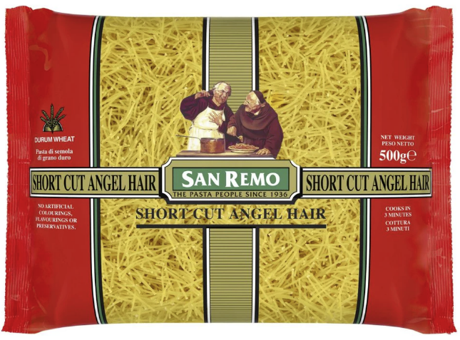 San Remo Short Angel Hair