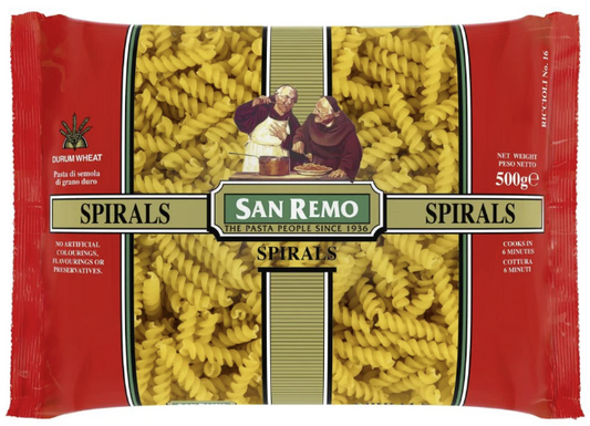 San Remo Pasta Spirals